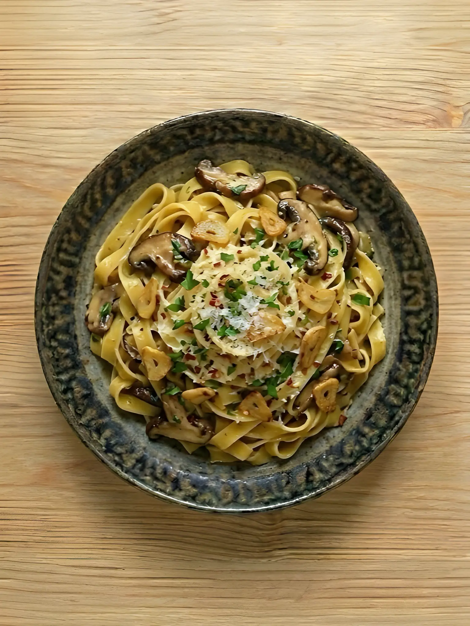 Tagliatelle con Setas