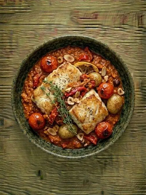 Mero al Romesco