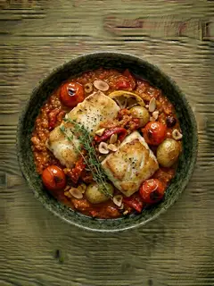 Mero al Romesco