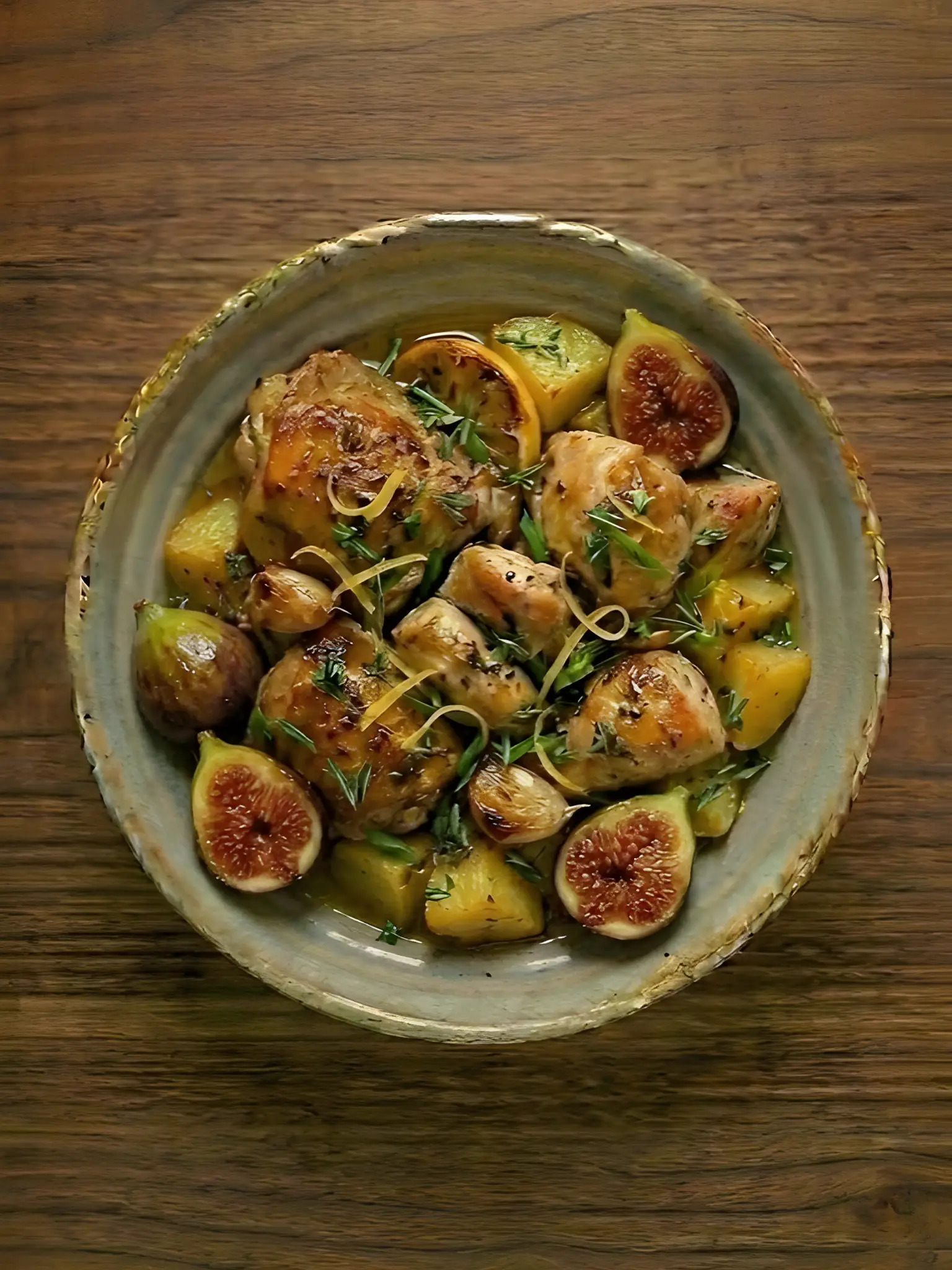 Pollo Asado con Higos