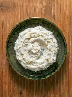 Yogur griego con copos de avena