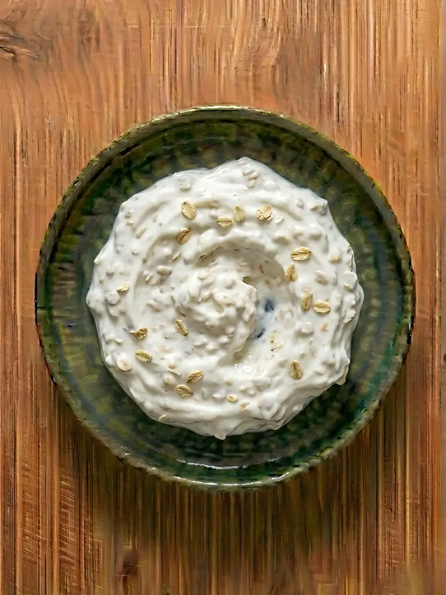Foto de Yogur griego con copos de avena