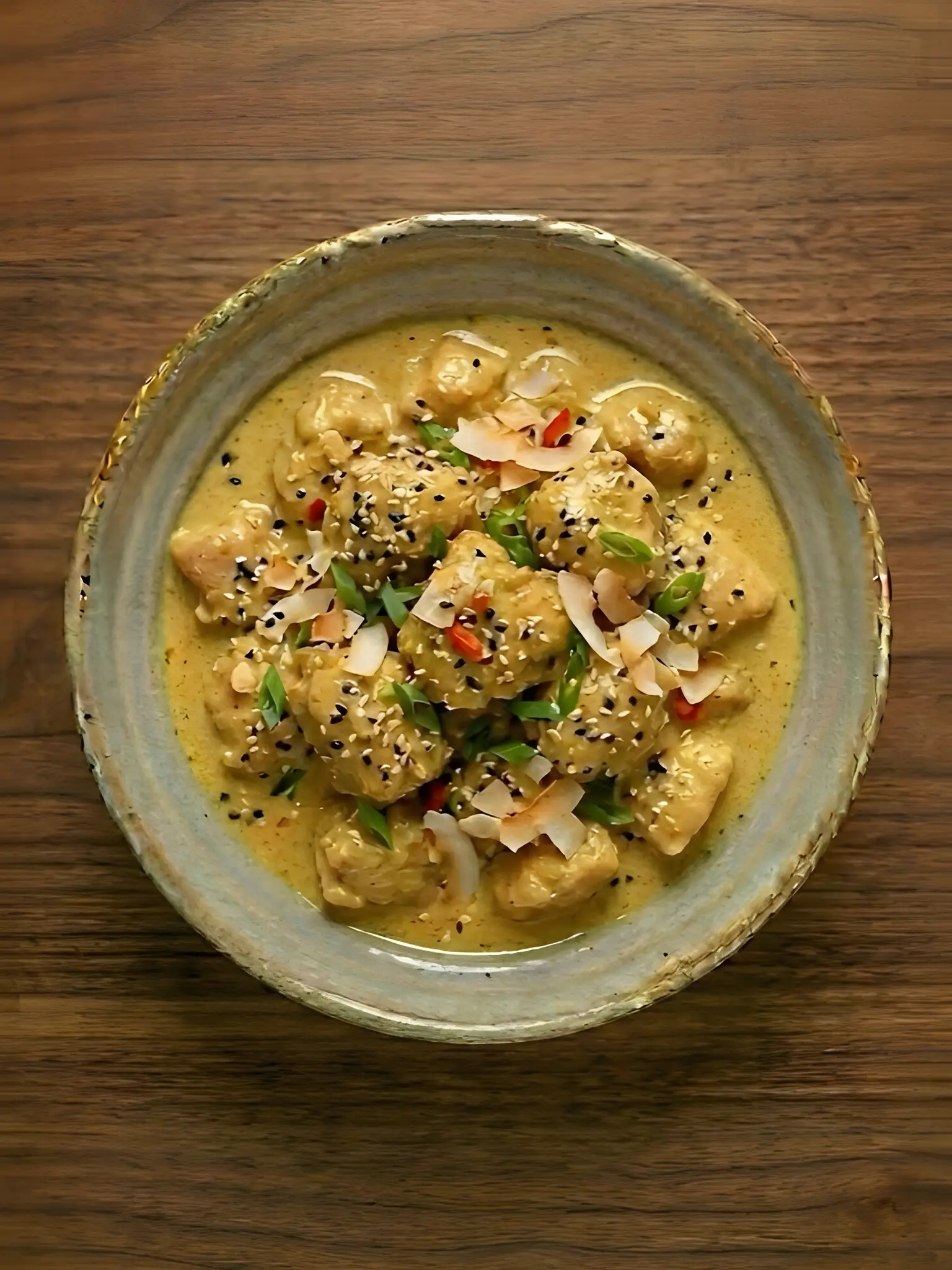 Pollo al Curry Rápido con Coco