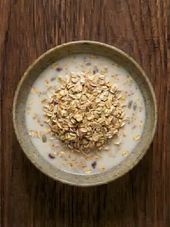 Muesli con leche entera