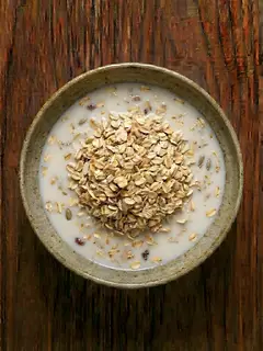 Muesli con leche de soja