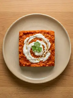 Lentejas Rojas con Coco y Tomate