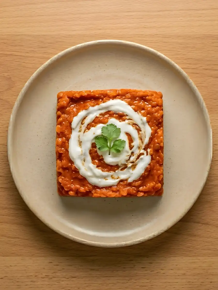 Foto de Lentejas Rojas con Coco y Tomate