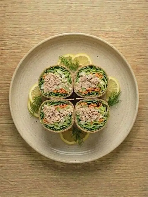 Meal-Prep de Wraps de Atún