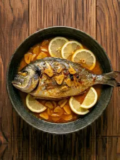 Dorada a la Espalda con Ajada