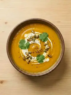 Crema de Calabaza con Jengibre