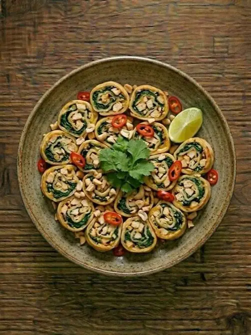 Rollitos de Pollo con Espinacas