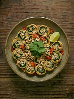 Rollitos de Pollo con Espinacas