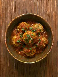 Alubias con pimiento y pollo