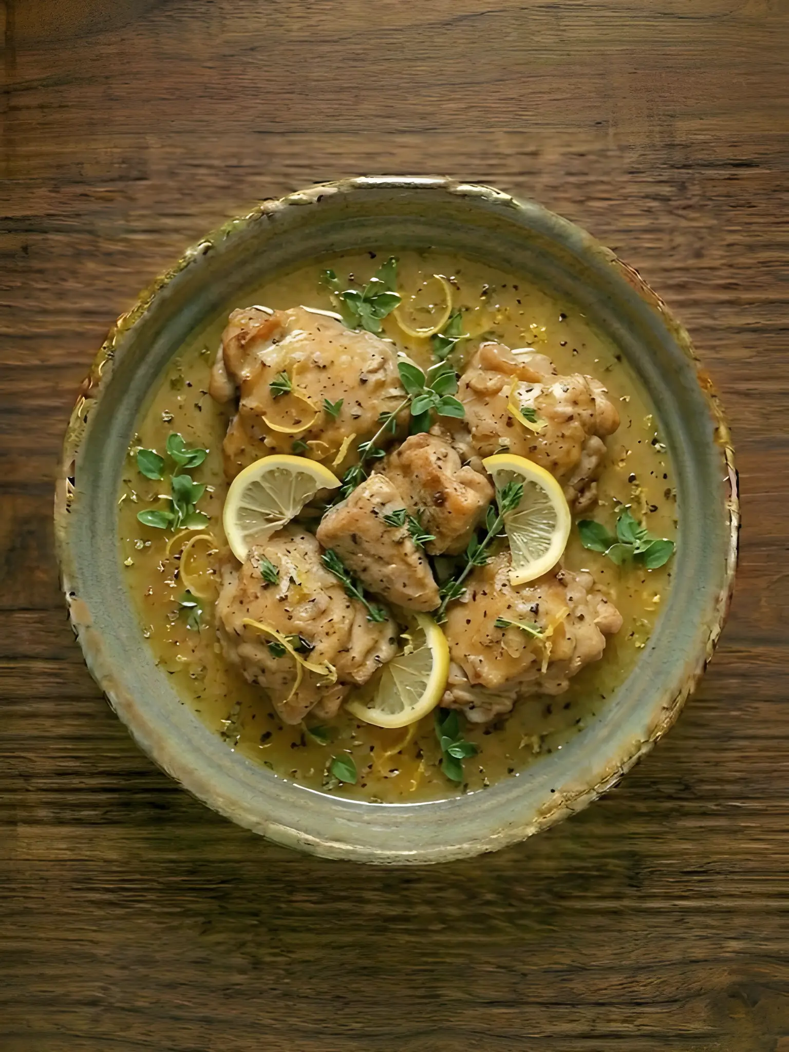 Pollo con Limón y Orégano