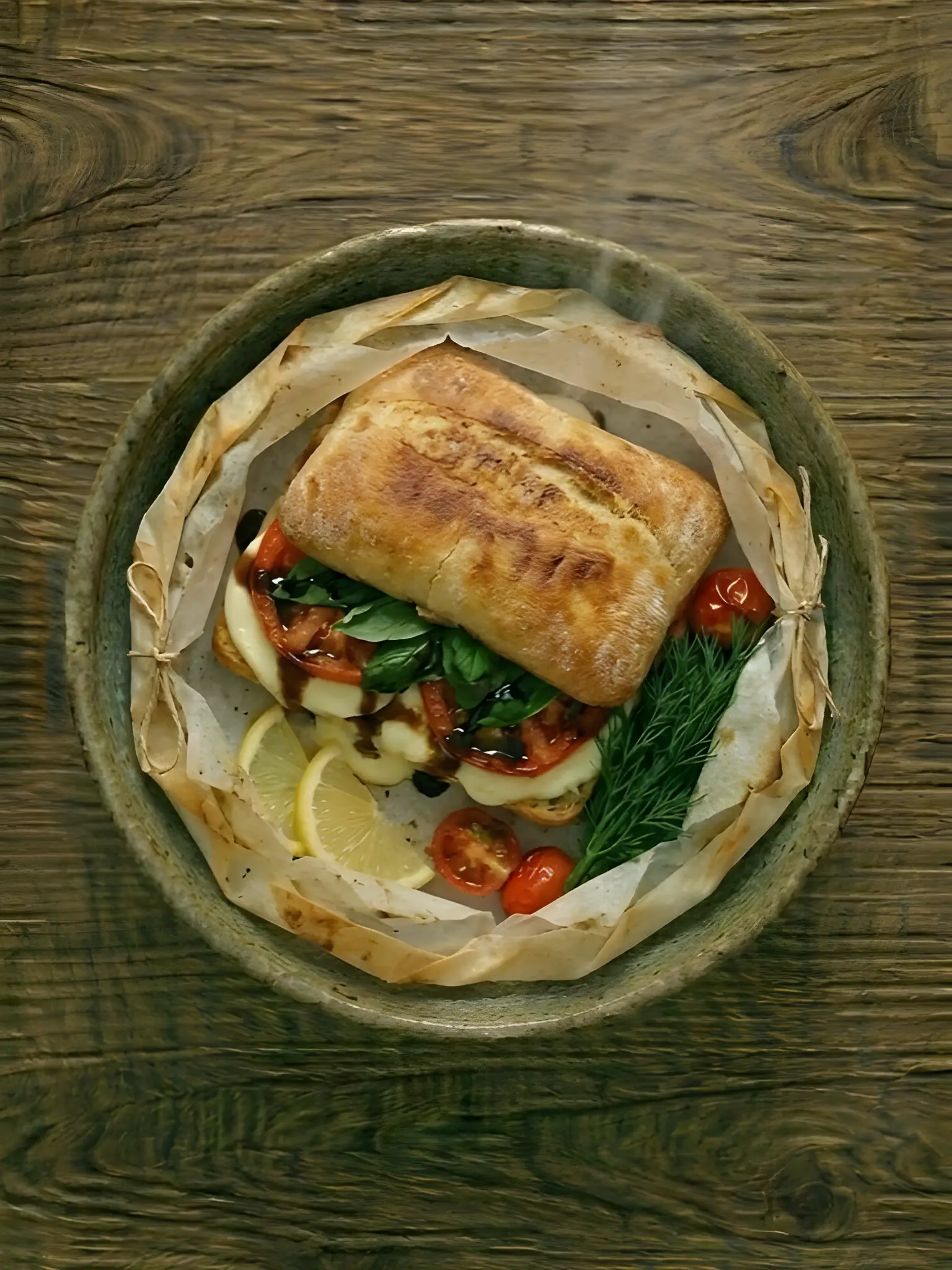 Sandwich Caprese Caliente