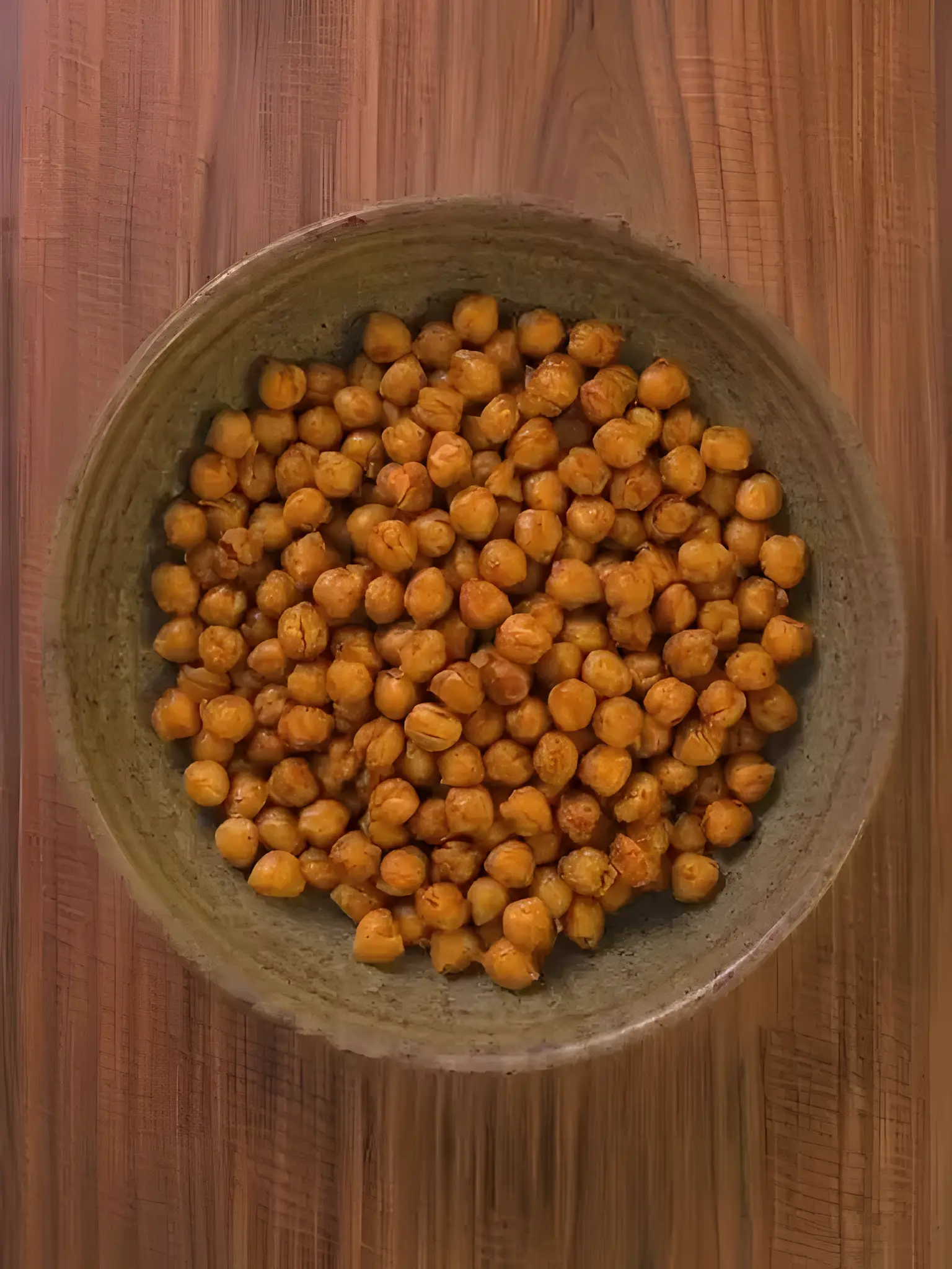 Garbanzos crujientes al horno con pimentón
