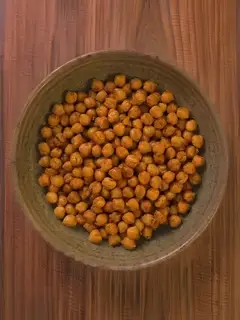 Garbanzos crujientes al horno con pimentón