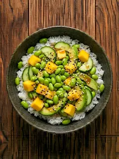 Ensalada de Poke con Edamame