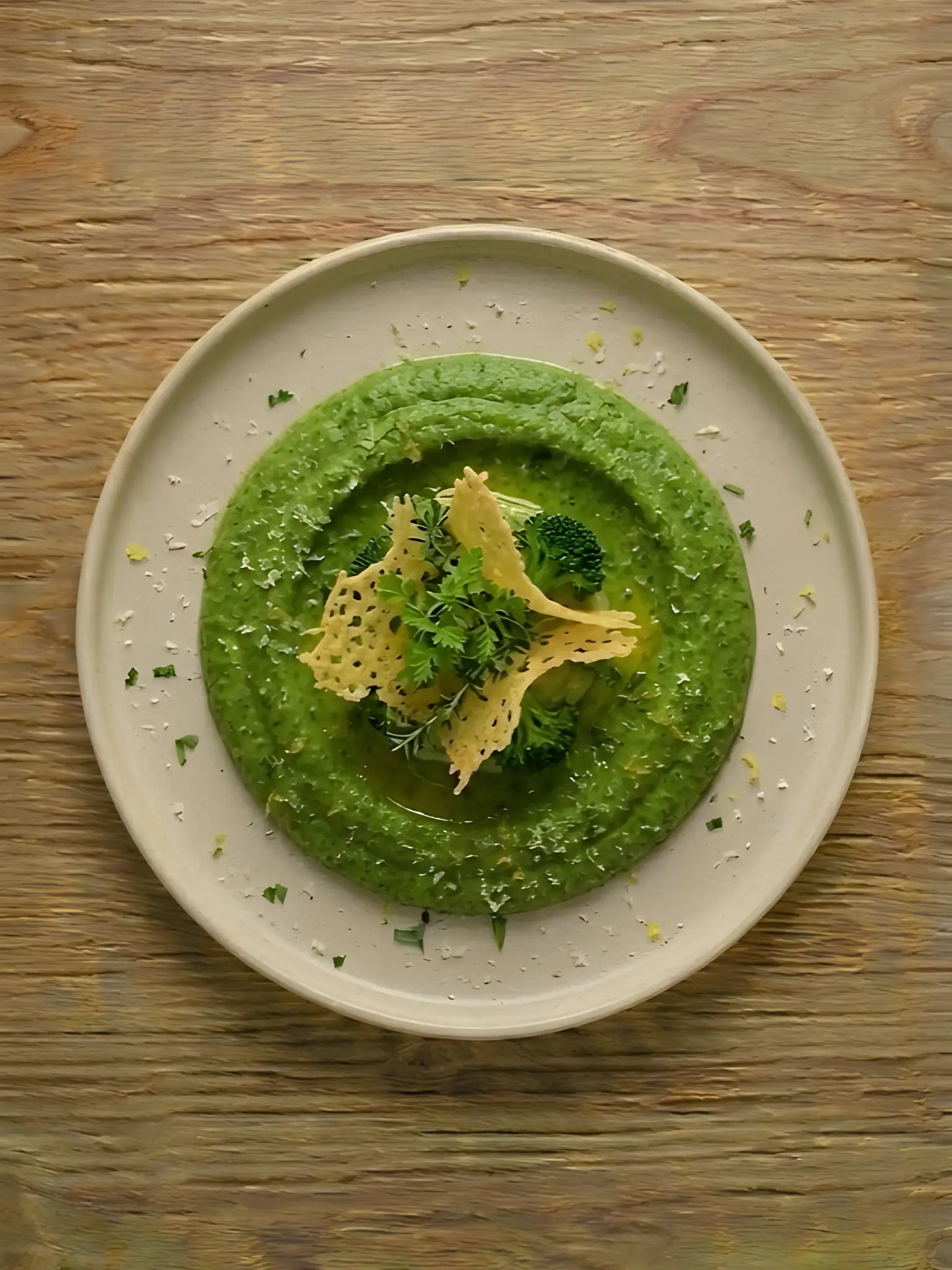 Crema de Brócoli con Parmesano