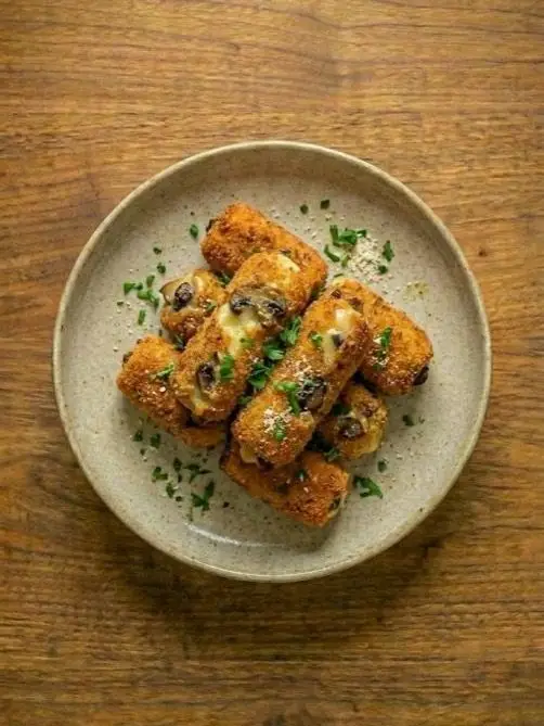 Croquetas de Queso y Champiñones