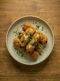 Croquetas de Queso y Champiñones