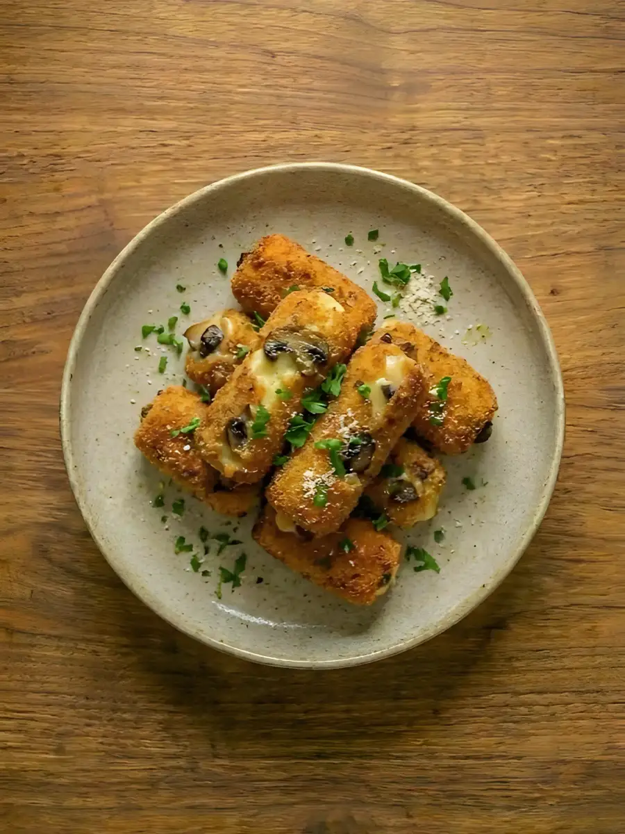 Foto de Croquetas de Queso y Champiñones