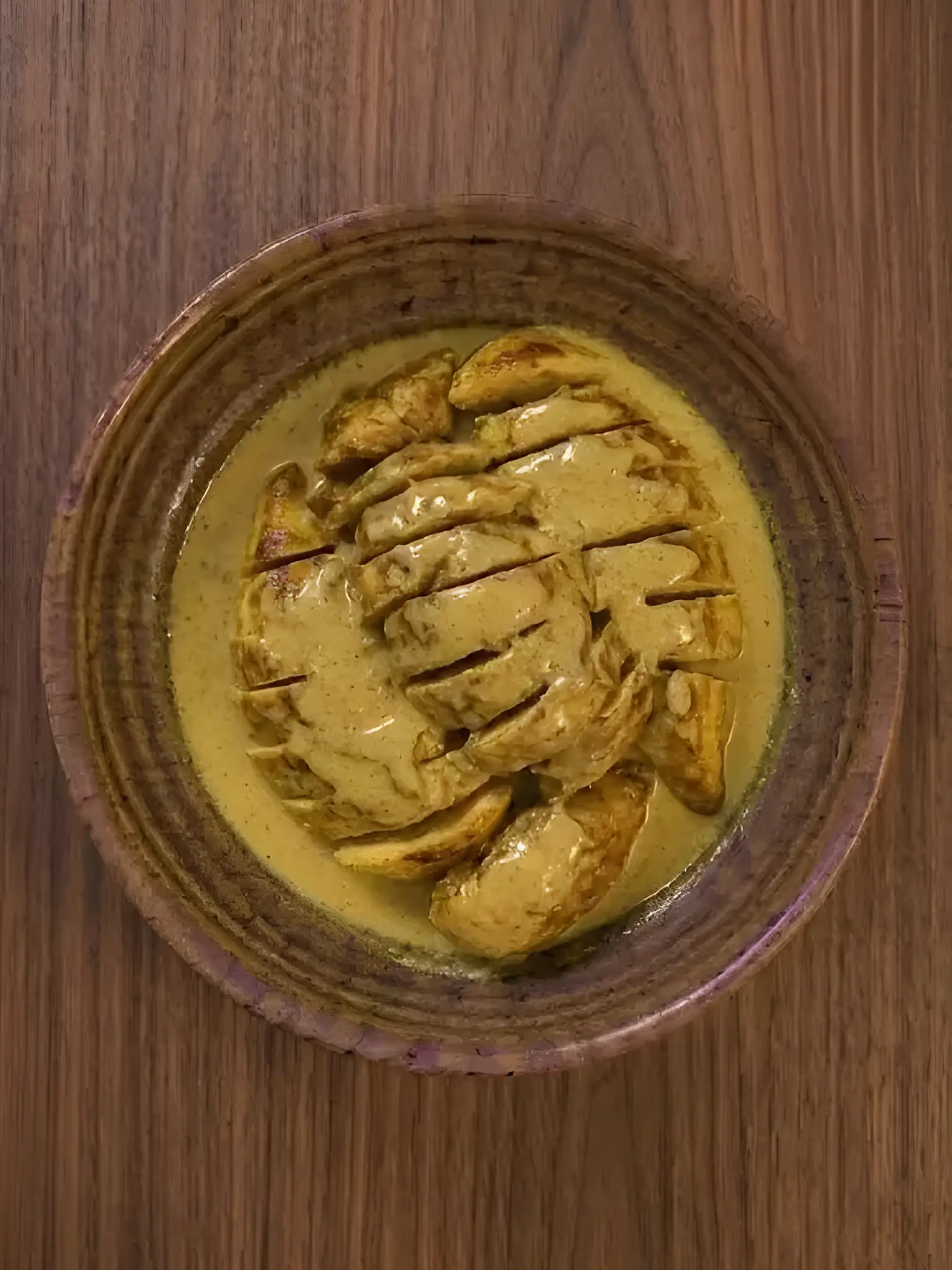 Pollo al curry rápido con leche de coco