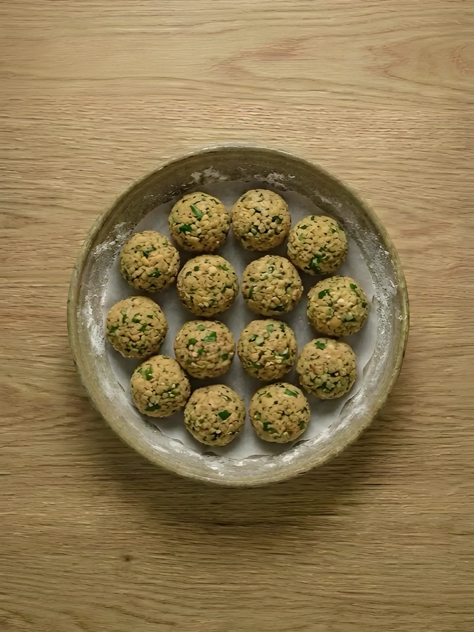 Batch de Falafel para Congelar