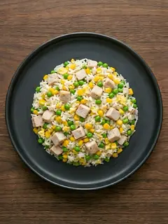 Arroz tres delicias casero