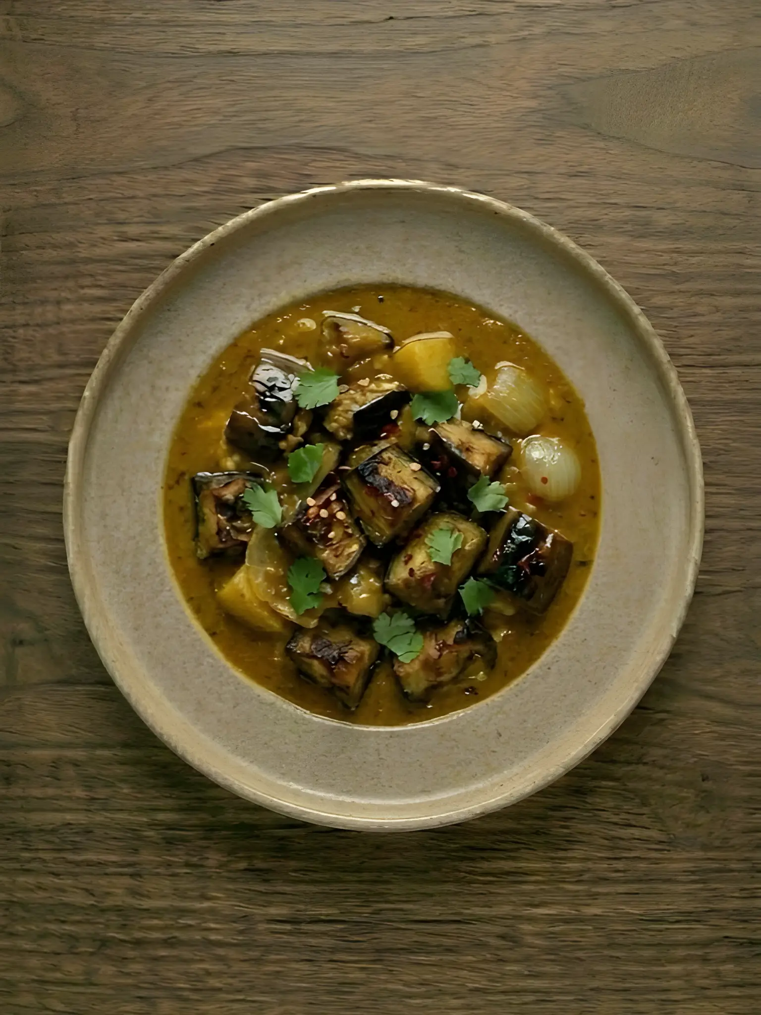 Curry de Berenjena Ahumada