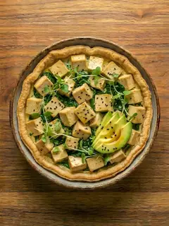 Tarta de Tofu y Espinacas