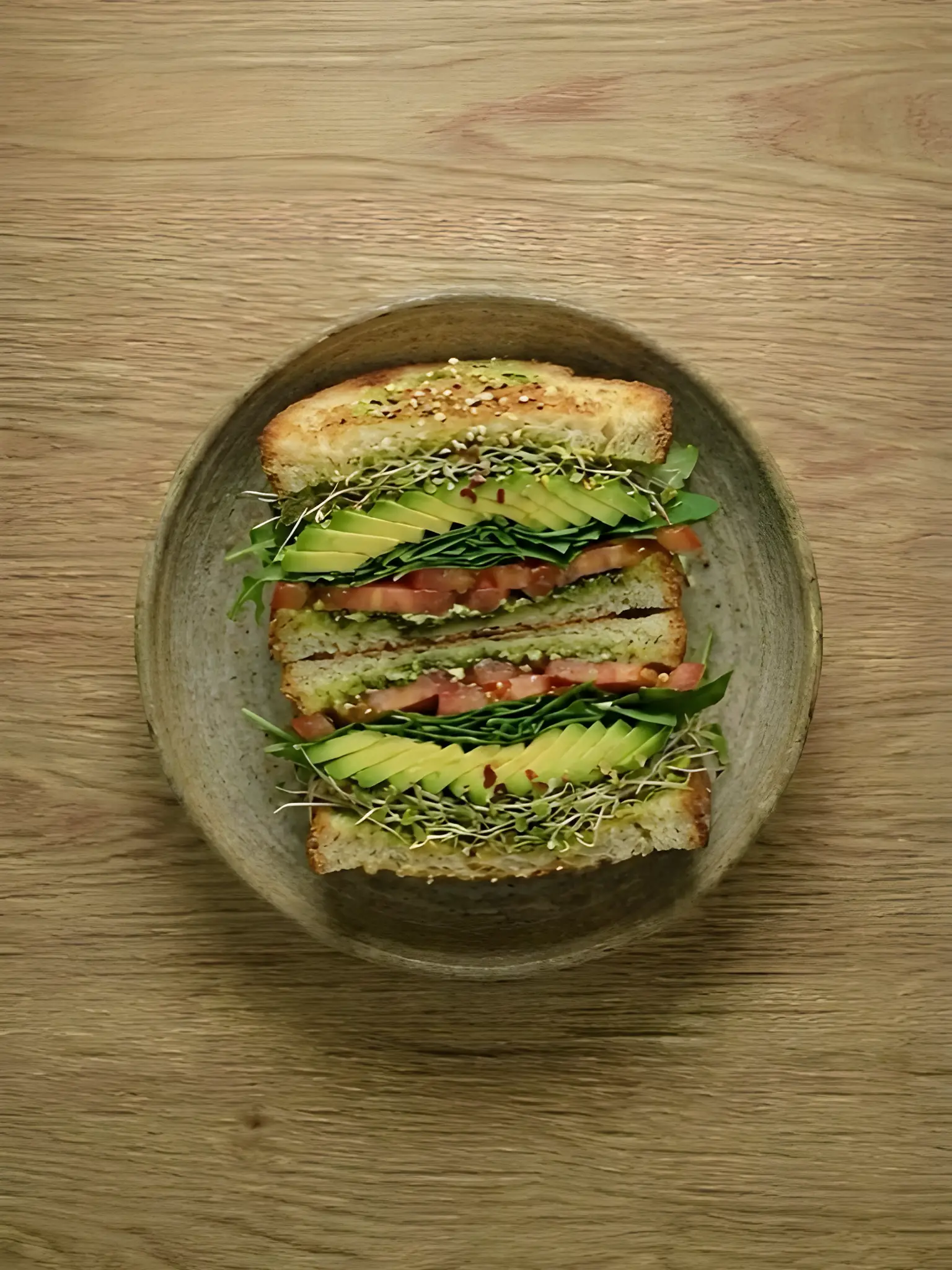 Bocata Vegetariano con Aguacate