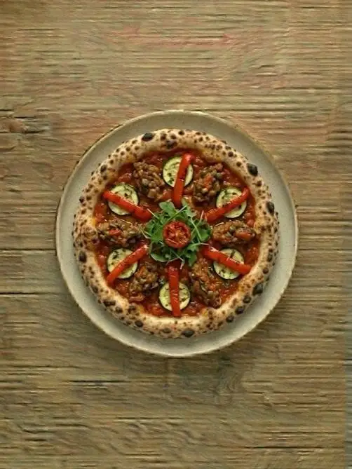 Pizza de Verduras sin Queso