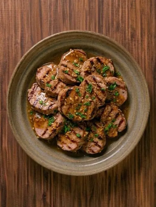 Solomillo de cerdo al ajillo