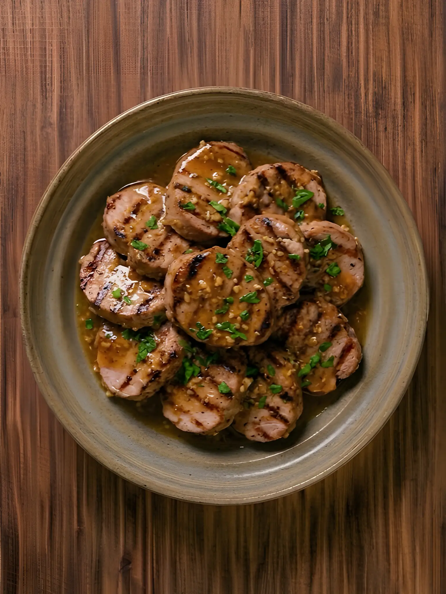Solomillo de cerdo al ajillo