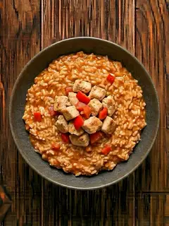 Arroz con Pollo y Verduras