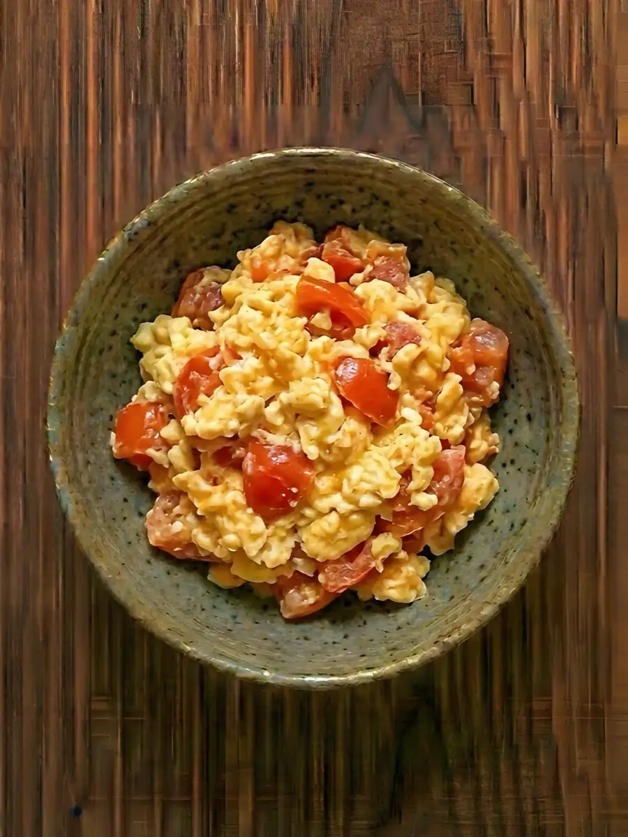 Foto de Huevos revueltos con tomate