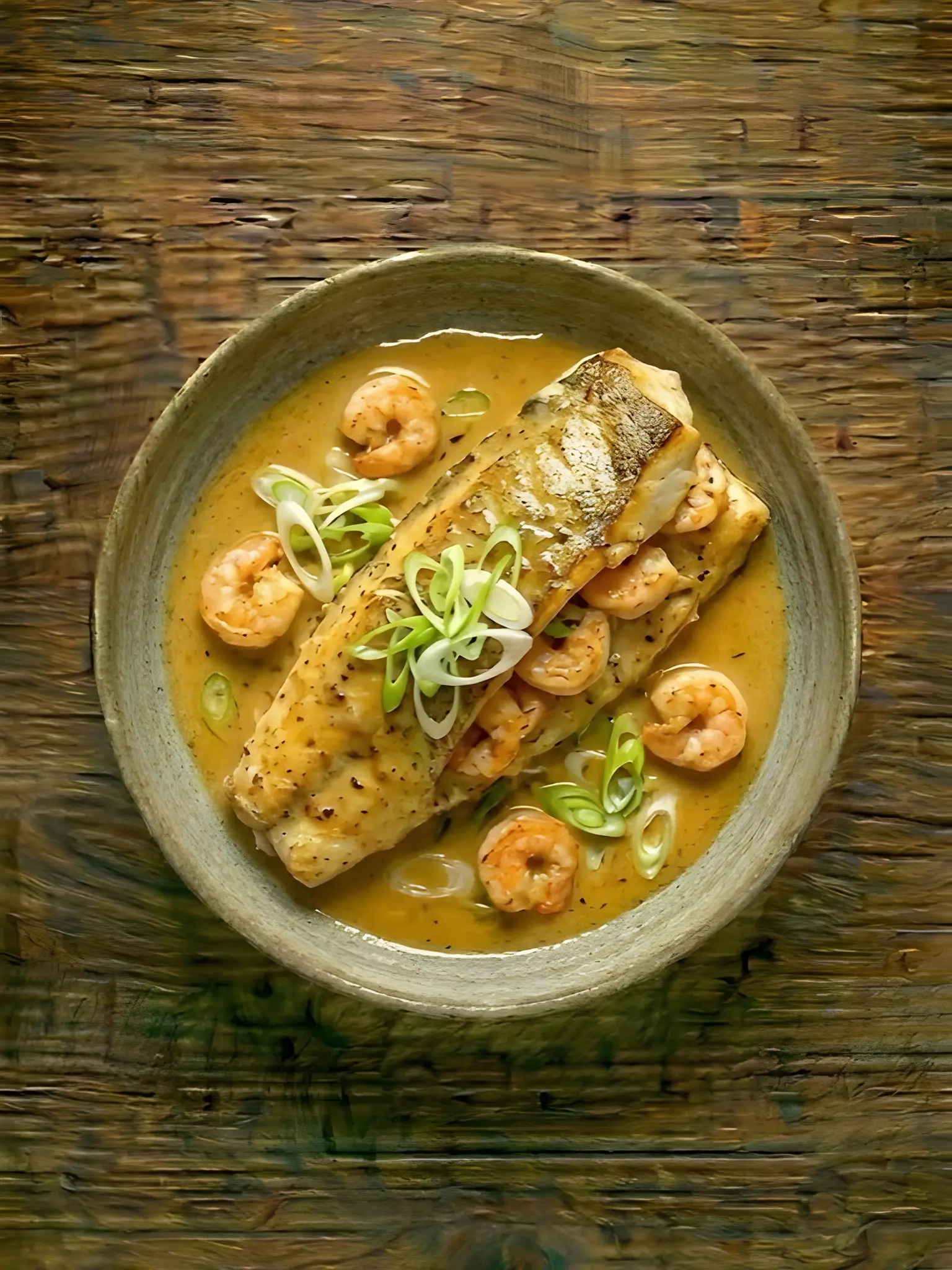 Merluza Rellena de Gambas al Horno