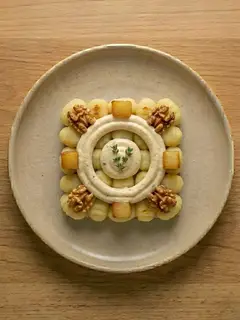 Gnocchi con Salsa de Gorgonzola