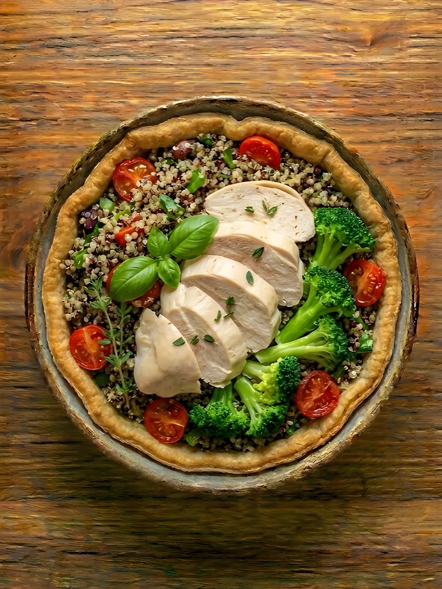 Pechuga de Pollo con Brócoli al Vapor