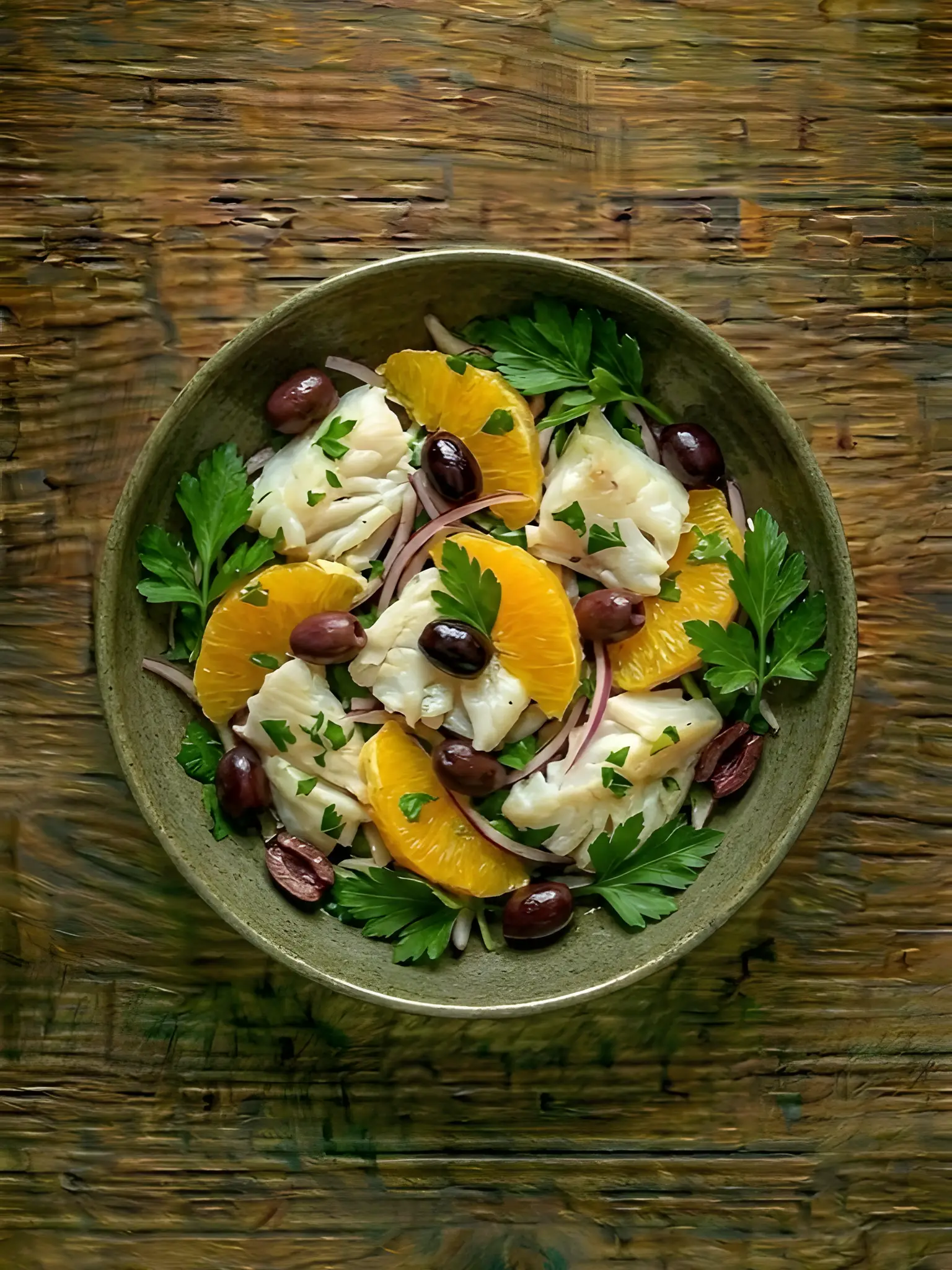 Ensalada de Naranja y Bacalao
