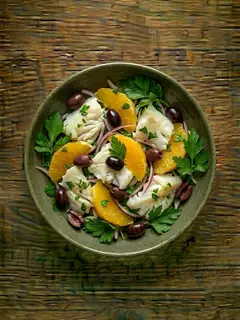 Ensalada de Naranja y Bacalao