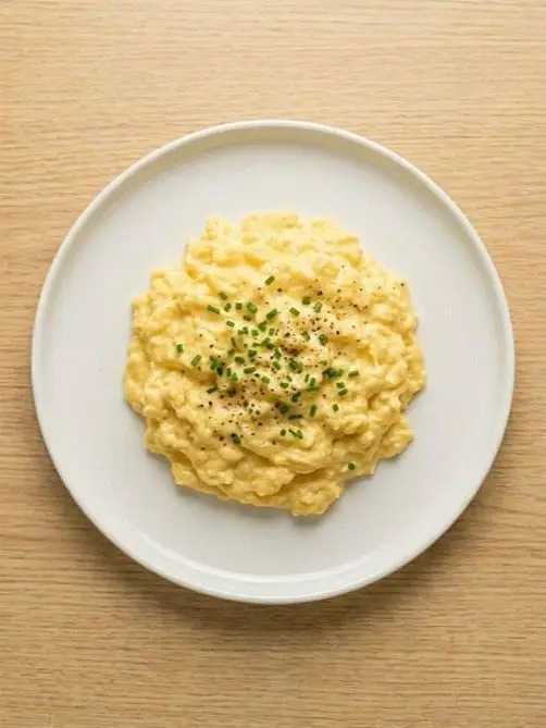 Huevos Revueltos en Microondas