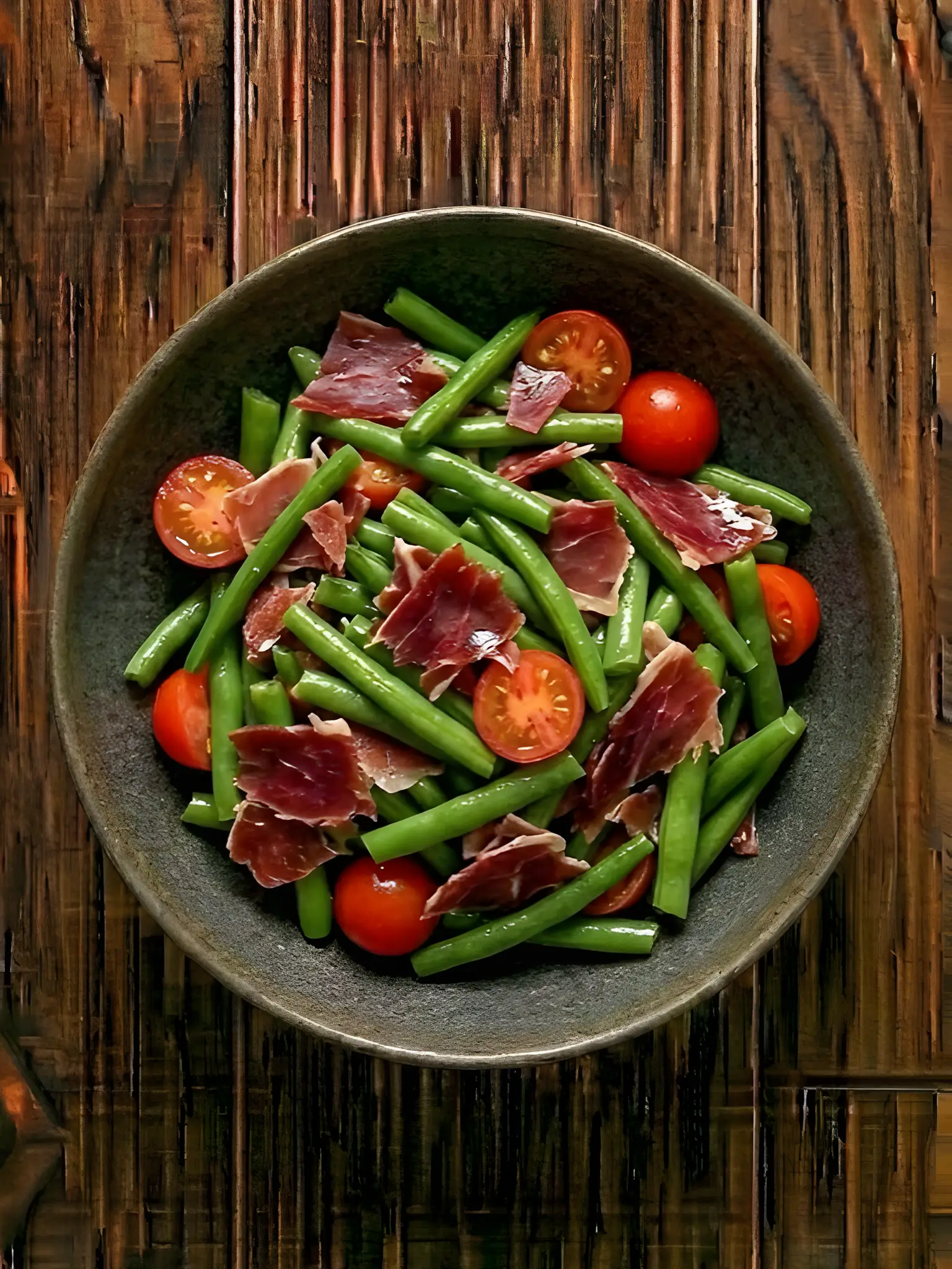 Ensalada de Judías Verdes y Jamón