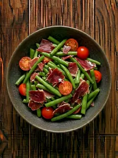 Ensalada de Judías Verdes y Jamón