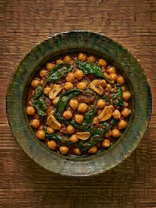 Garbanzos con espinacas al estilo andaluz