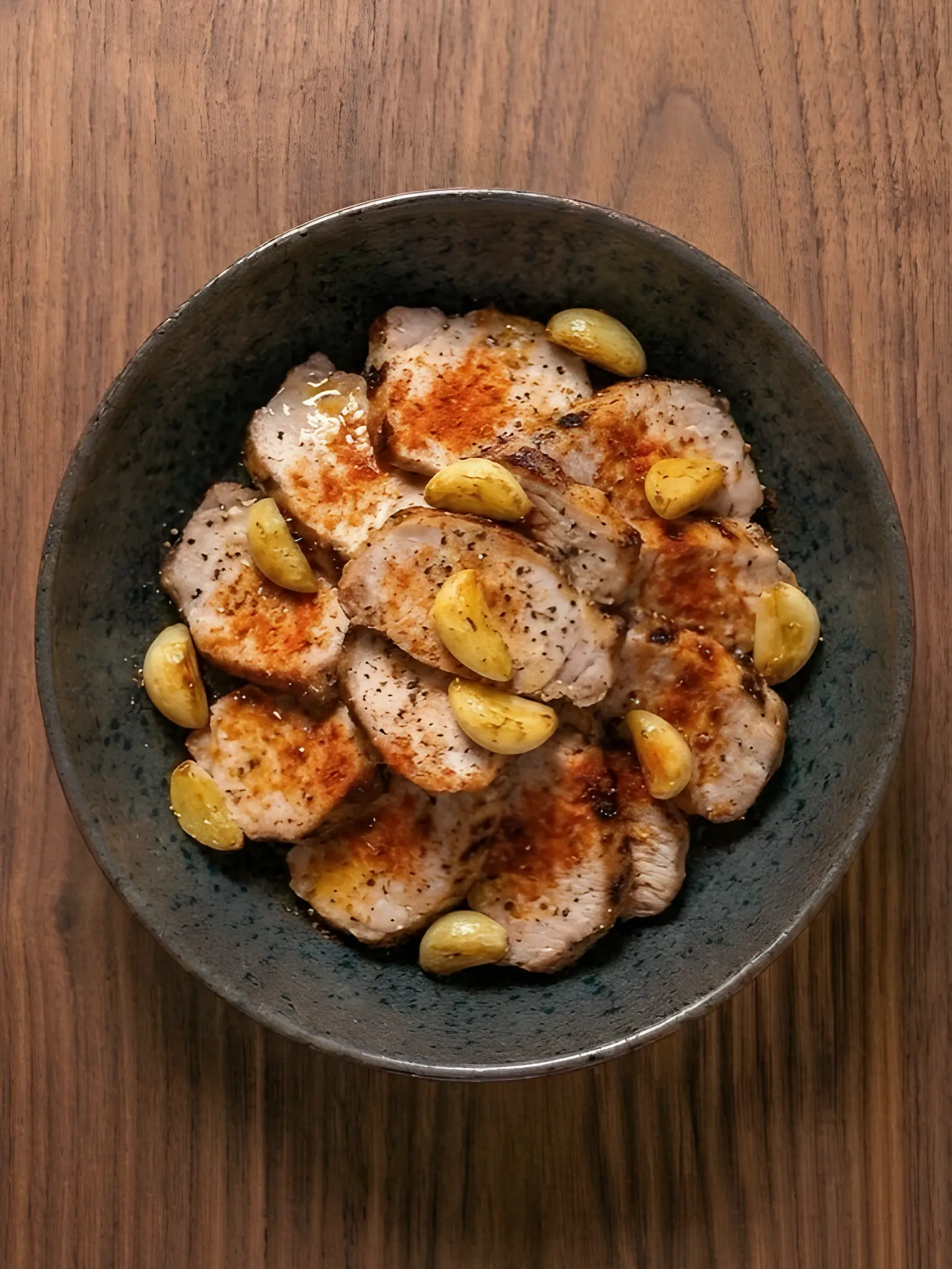 Lomo de cerdo a la plancha con pimentón