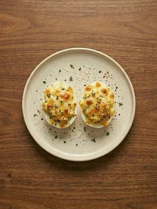 Huevos Rellenos Gratinados