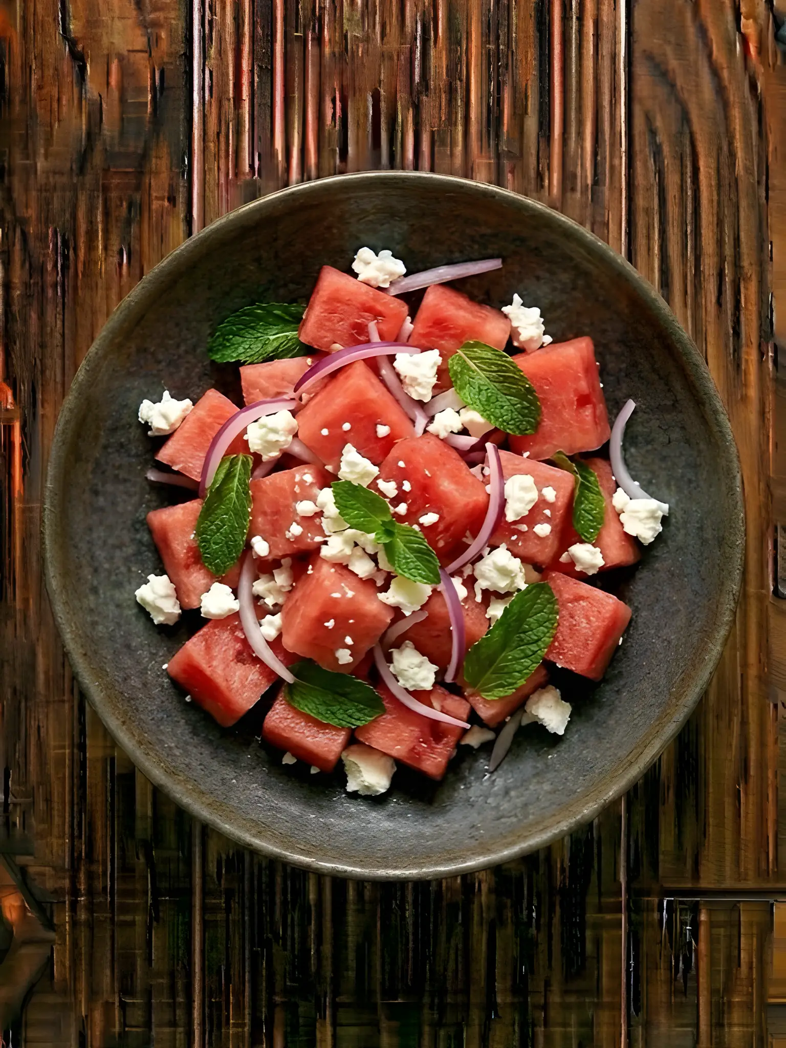 Ensalada de Sandía y Feta