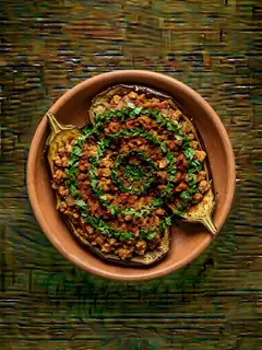 Berenjena Rellena Vegana